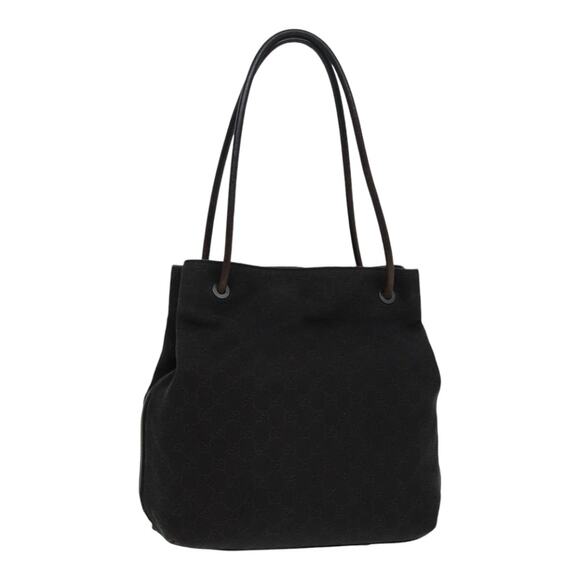 GUCCI GG Canvas Shoulder Bag Black - Picture 1 of 16